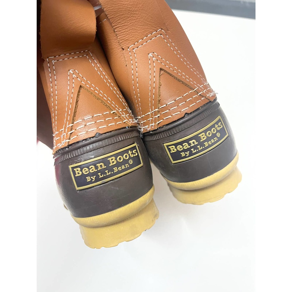 New L.L Bean duck boots brown size 9 men *No laces* - Picture 3 of 8